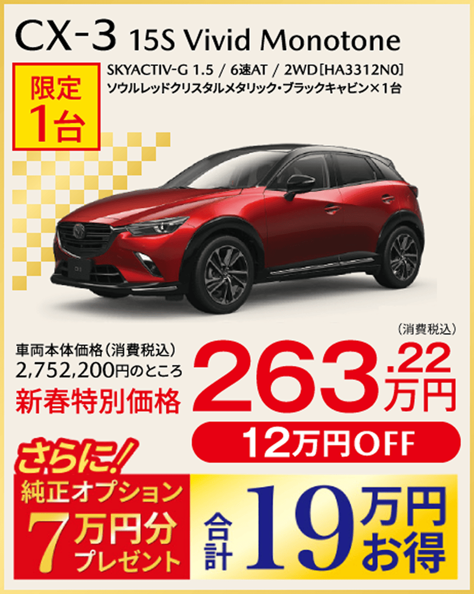 北陸マツダの初売り｜北陸マツダ